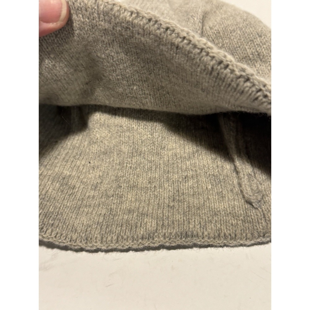 Patagonia Brodeo Cuffed Beanie Cap P-6 Logo Drifter Grey Wool Blend - Picture 3 of 3